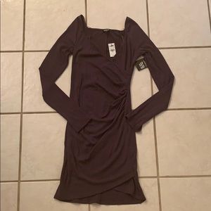 NWT Express Dress - dark mauve